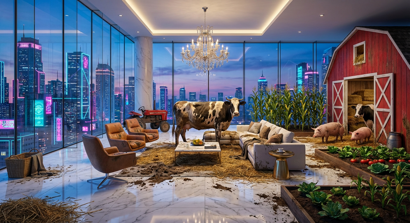 User Accidentally Rezones Luxury Penthouse as 'Agricultural' — Now Legally Owes 40,000 MetaCoin Farm Subsidy