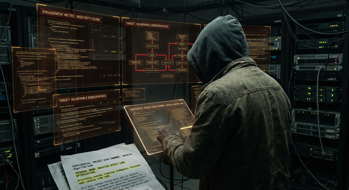 Leaked MetaCity Algorithm Document Reveals the Recommendation Engine Was Explicitly Optimized to Prioritize Content That Produces 'High-Arousal Negative Emotion'