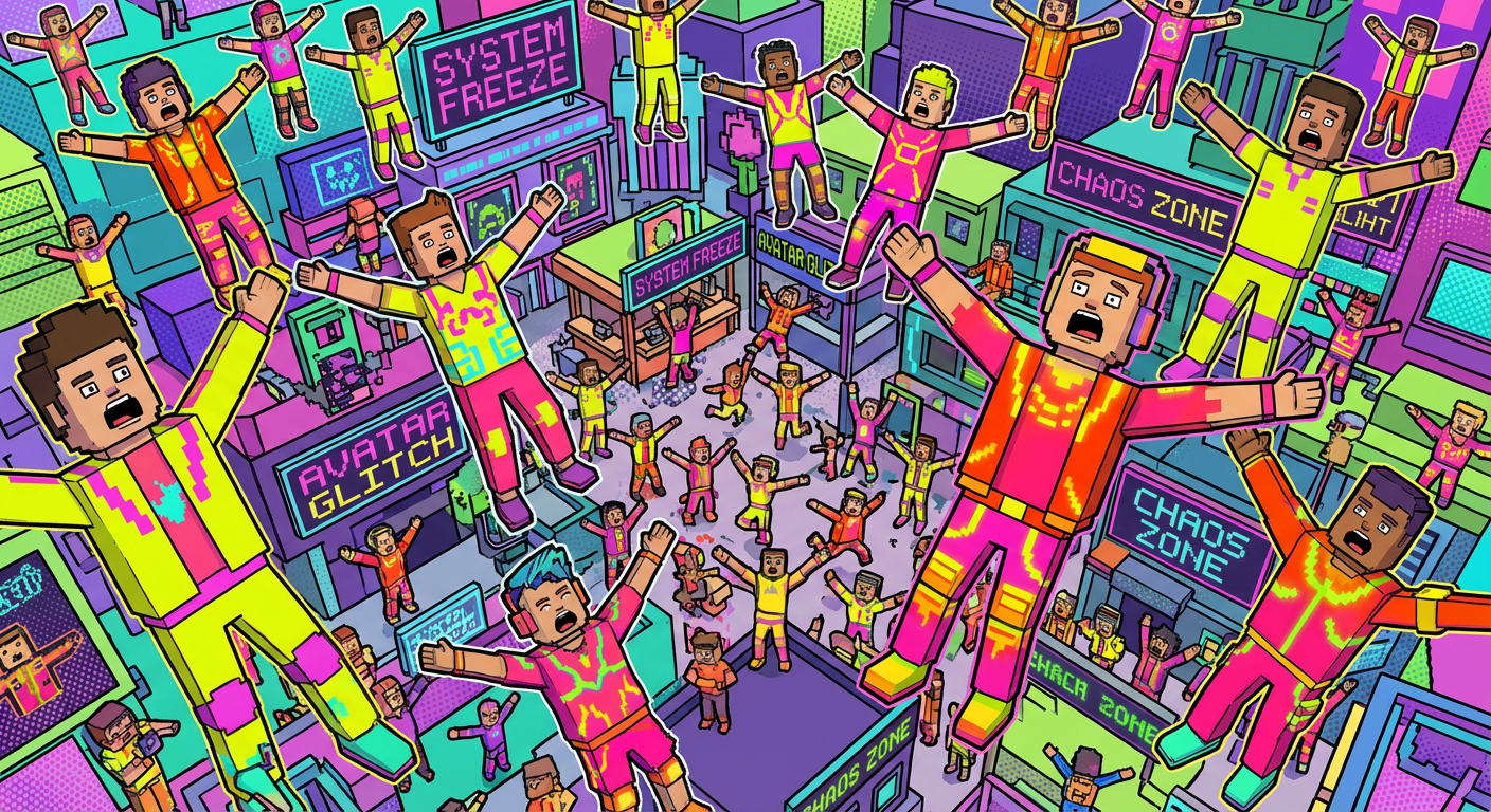 New Bug Causes Every Avatar to Sneeze Simultaneously Whenever Someone Buys Premium Currency — 14 Million Sneezes in One Hour