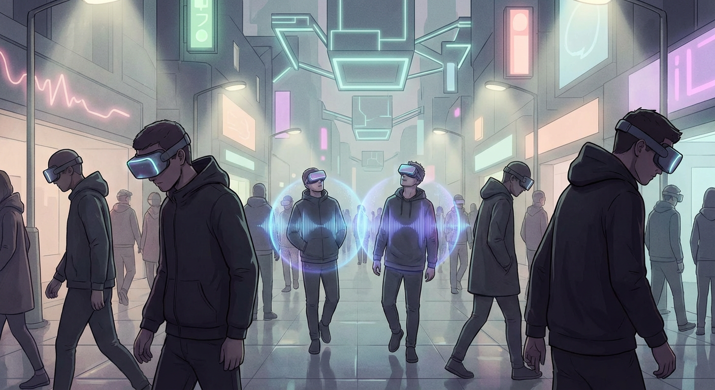 A New Patch Causes Avatars in Zone 9 to Emit a Faint Audible Sound Effect Every Time Another User Looks at Them — Foot Traffic in Zone 9 Has Dropped 91% as Residents Avoid Eye Contact