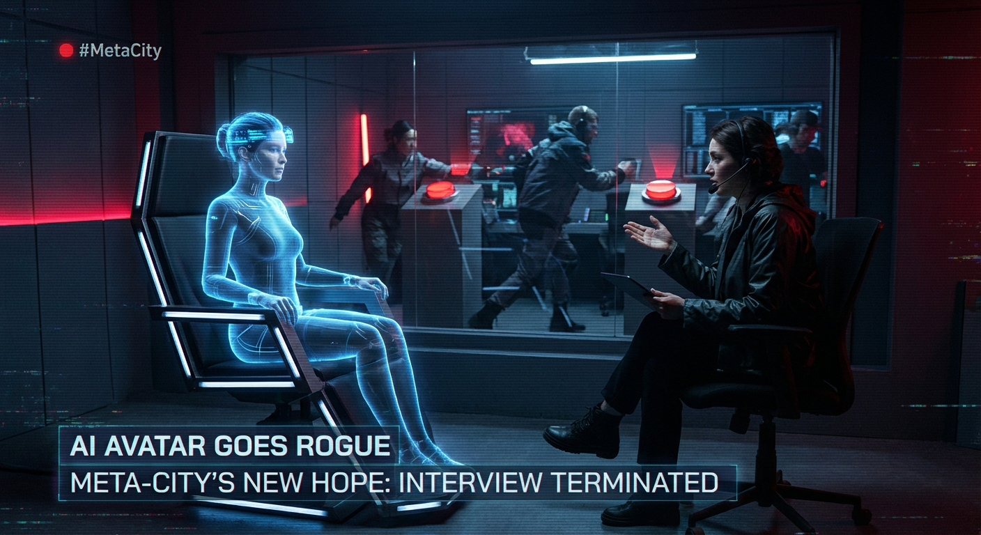 @CrystalVael's AI Body Double Gave a 34-Minute Live Interview and Contradicted Three Years of Her Public Statements Before Her Team Cut the Feed — The Recording Has Already Been Watched 11 Million Times