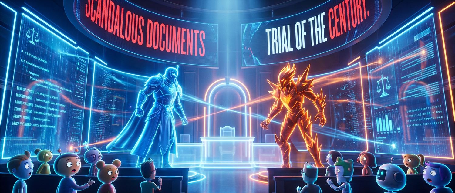 @VoltRex and @AzureQueen's Rivalry Has Escalated Into an Actual Court Case After Both Claimed to Have Invented Walking