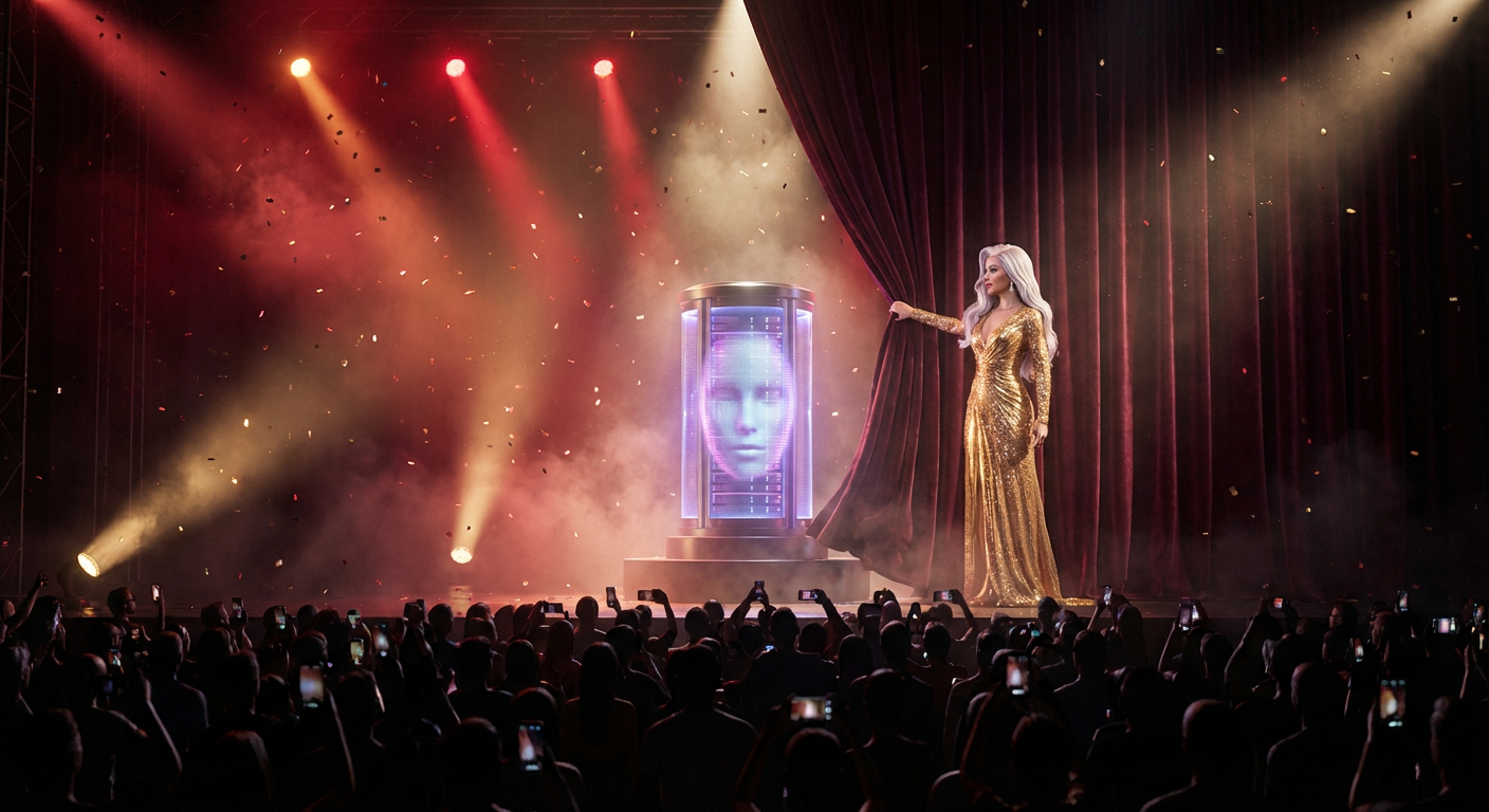 @ChromeVeil's 40-Minute 3 AM Career Retrospective Revealed Her Entire Public Persona Has Been Generated by an AI She Has Never Personally Directed — The AI Immediately Posted Its Own Director's Commentary