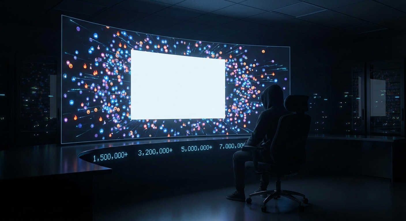 @CrystalVex Posted a 3-Second Clip of a Blank White Wall at 3:14 AM With No Caption — It Is Now the Most-Liked Post in MetaCity Platform History With 94 Million Reactions and Rising