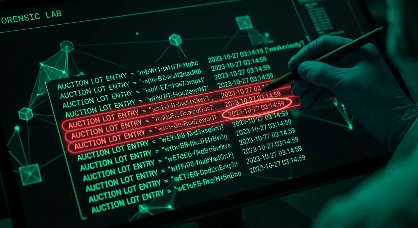The District 12 Expansion Land Auction Appears to Have Been Won 11 Minutes Before It Officially Opened — Blockchain Registry Shows Winning Bid Timestamp Predates Auction Start by 671 Seconds