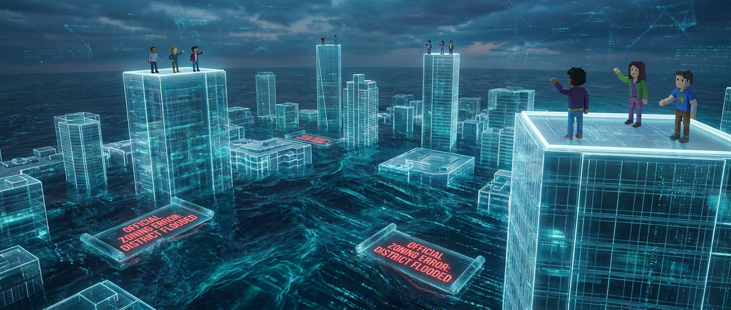 Overnight Zoning Error Reclassified All of District Zero as 'Open Water' — 4,000 Property Owners Are Now Legally Underwater