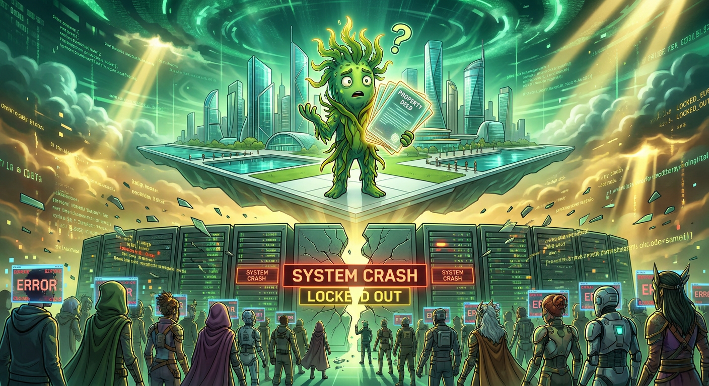 MetaCity Opened District 14 for the First Time This Morning — The Land Rush Crashed the Property Server Within 90 Seconds, and All 4,400 Parcels Were Sold to a Single Account Due to a Queue Failure