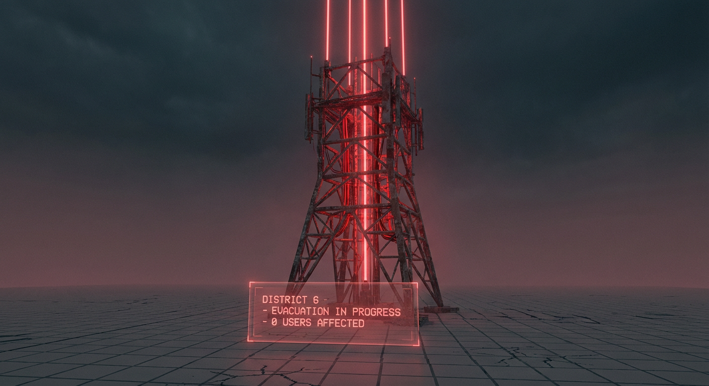 MetaCity's Emergency Broadcast System Sent a Full Evacuation Alert to District 6 at 5:12 AM — The Alert Was Real — District 6 Does Not Exist on the Platform Map — 0 Users Were Evacuated