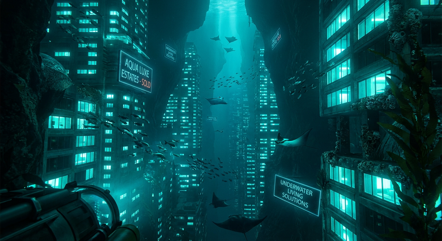 Aqua Ridge's Entire Beachfront Tier Has Sunk to the Ocean Floor — Listings Are Still Live, Two Properties Sold This Morning, Neither Buyer Was Warned