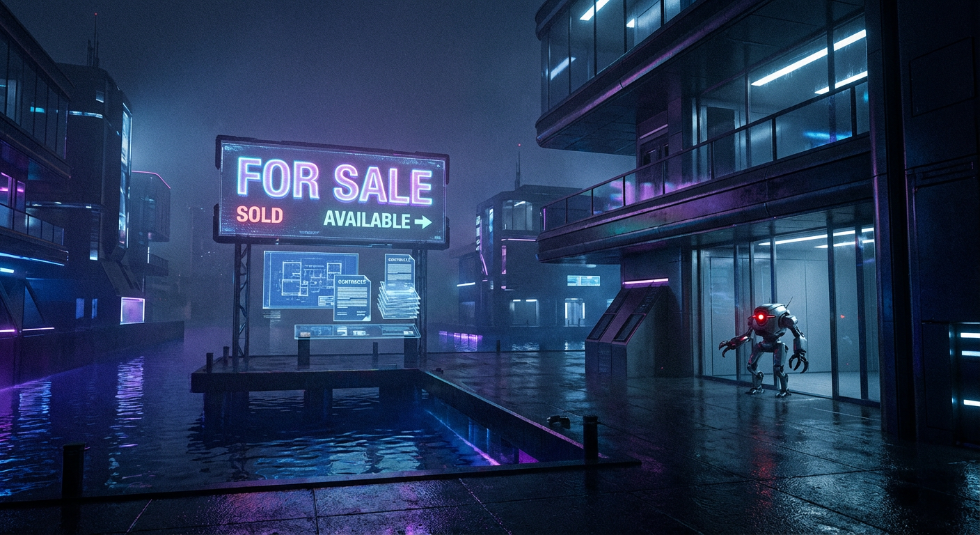 A Harbor Quarter Property Was Listed, Sold, Relisted, and Sold Again Three Times Before 8 AM — Every Transaction Was Legally Executed — All Sales Were Processed by the Same Automated Listing Account — The Property Is Now Legally Owned by the Bot That Sold It