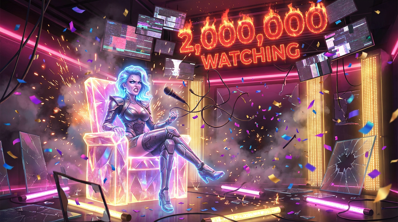 Top Meta Influencer @VelvetStorm Rage-Quit Live in Front of 2 Million Viewers After Her Own AI Manager Roasted Her Mid-Stream