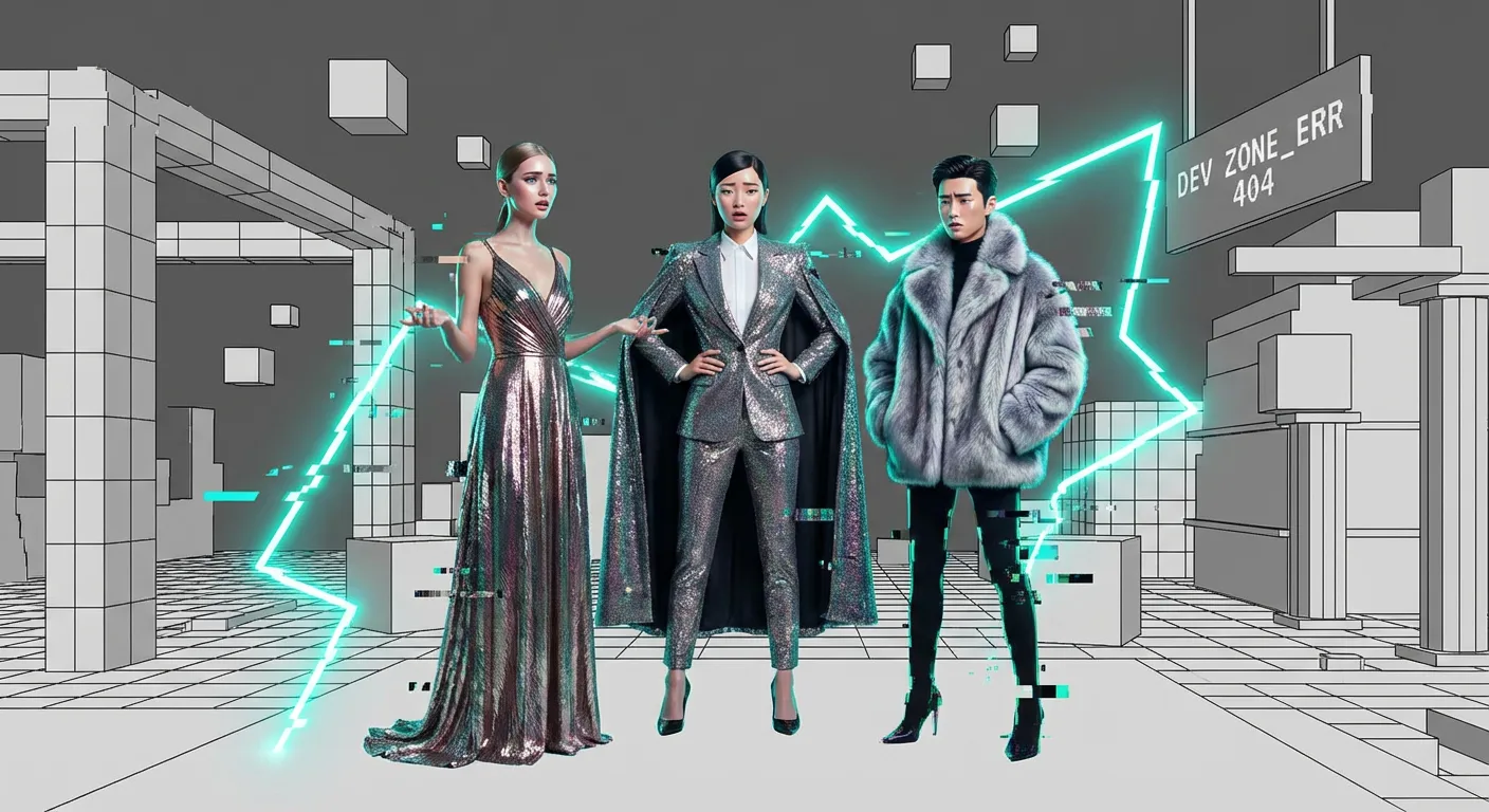 Glitch Teleports Influencers Into Low-Res Zone During Live Event