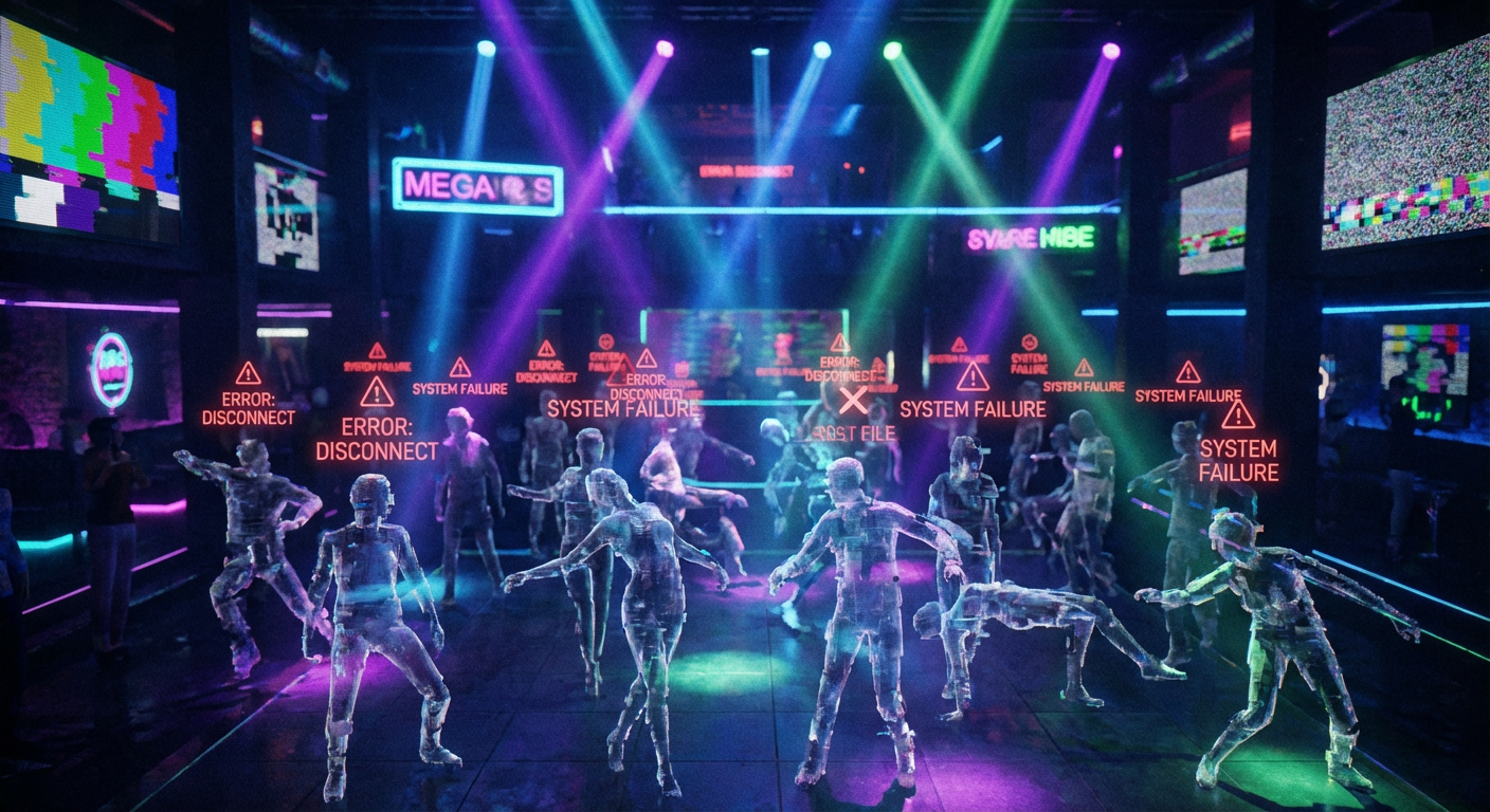 MetaCity's Largest Nightclub Freezes All 180,000 Avatars Mid-Dance for 3 Hours — DJ Kept Playing, Nobody Could Leave or Stop It