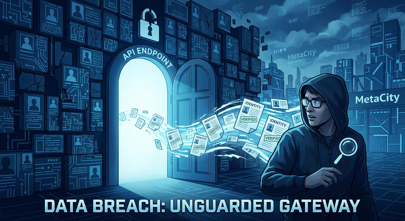 MetaCity's Identity Verification Data — Collected From Users Who Completed Age Verification for Adult-Gated Spaces — Was Accessible via an Unauthenticated Public API Endpoint for an Unknown Period