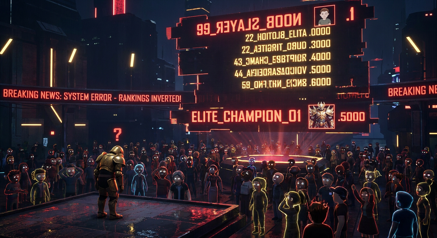 A Scheduled Maintenance Script Inverted Every Leaderboard in MetaCity — The Last-Place Avatar in the All-Time Competitive Rankings Was Number One for 94 Minutes