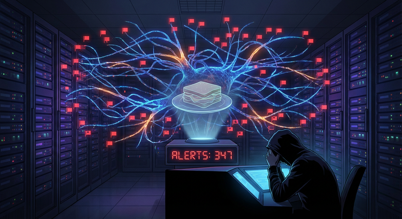 Internal Logs Show MetaCity's Content Moderation AI Spent Six Hours Repeatedly Flagging a Single Photo of a Sandwich 847 Times — A Human Moderator Eventually Had to Intervene and Tell It to Stop