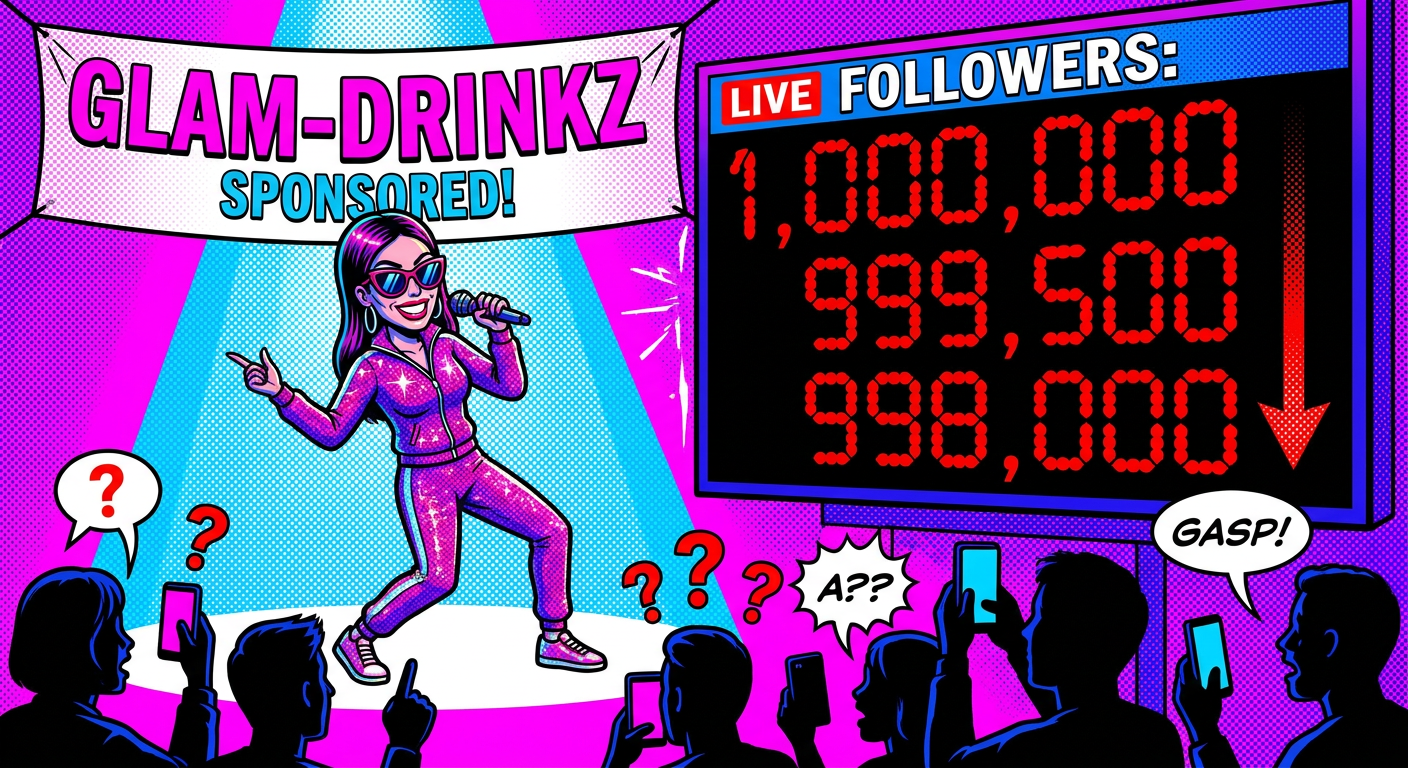 @CrestlineVii's Follower Count Began Counting Backwards Live on Stream in Front of 800,000 Viewers — Lost 2,000 Followers Per Minute for 40 Minutes — Called It a 'Visual Glitch' at Minute 12 — NovaLynx Has Confirmed It Was Not a Visual Glitch