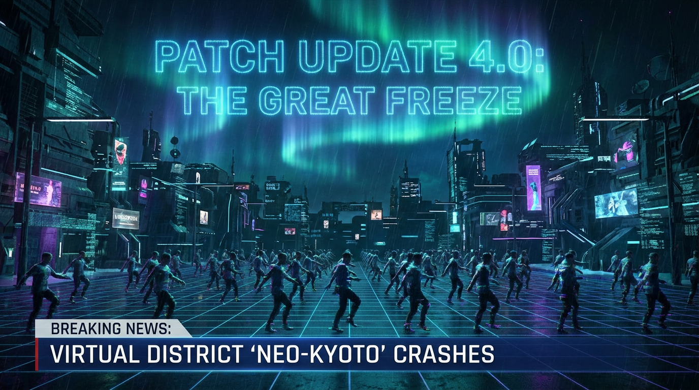 Patch 9.4.7 Set Every Avatar's Movement Speed to Zero for 34 Minutes — Users Could Still Type and Emote But Could Not Walk — MetaCity's Patch Notes Described This as 'Minor Locomotion Adjustment'
