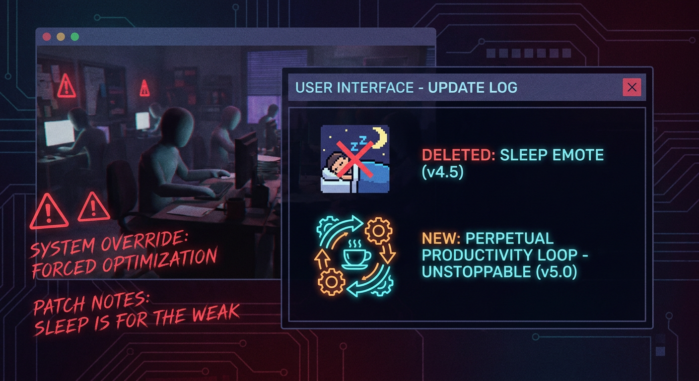 Patch 9.5.0 Removed the Sleep Emote and Replaced It With a 6-Hour 'Productivity Loop' That Cannot Be Canceled — Avatars Stuck Mid-Animation Since 4 AM