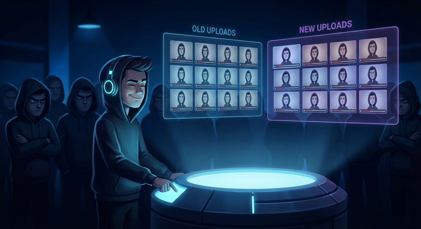 @RioxVane Announced a 'Complete Digital Cleanse,' Deleted All 2,847 Posts, Went Offline for 40 Minutes, Then Re-Uploaded Every Single One With Slightly Different Thumbnail Tones and Has Not Acknowledged That Any of This Happened