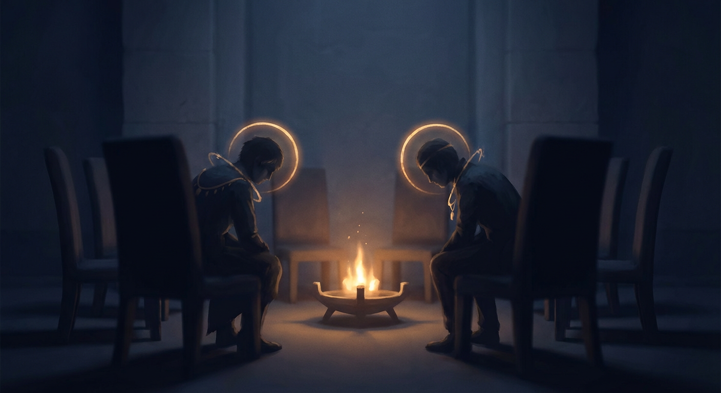 @NightFrame and @KaleidoRush — Who Have Publicly Feuded for 18 Months — Were Both Seen at the Same Private Virtual Grief Support Circle by a Third User Who Posted the Screenshot Before Realizing What They Were Looking At