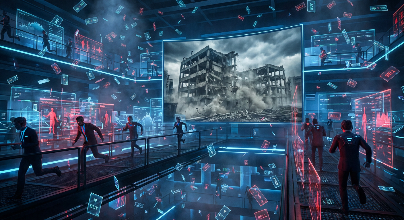 MetaCity's Stock Exchange AI Has Been Running on 11-Minute Delayed Data for 4 Months — Nobody Noticed Until It Bought 800,000 Shares of a Company Whose Virtual HQ Was Demolished in Patch 3.7