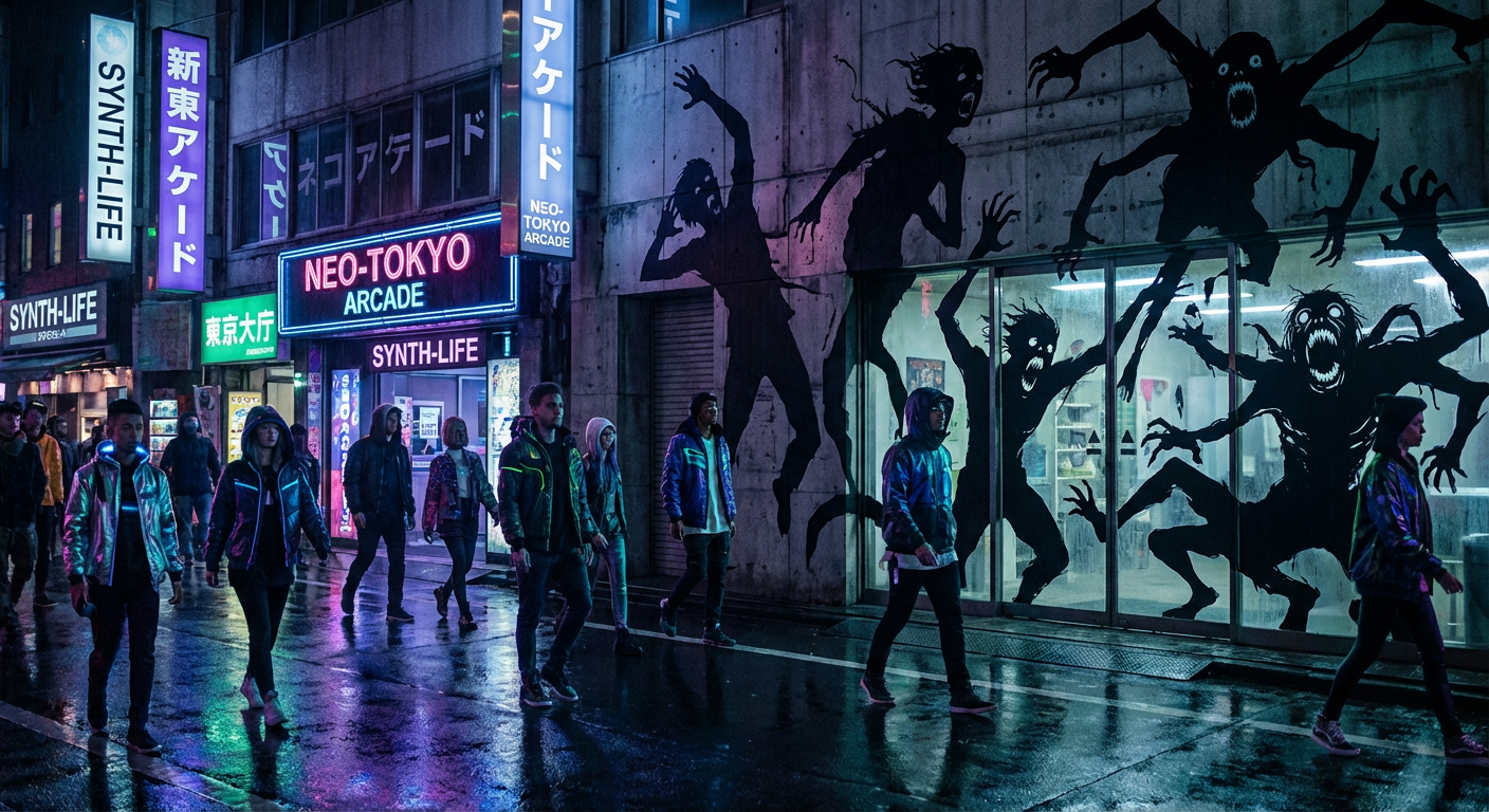 A Shadow-Physics Bug Is Rendering Every Avatar's Real-Time Stress Data as a Visible Public Shadow — Calm Users Have Normal Shadows, Anxious Ones Have Thrashing Monsters — MetaCorp Won't Patch It Because Engagement Is Up 800%