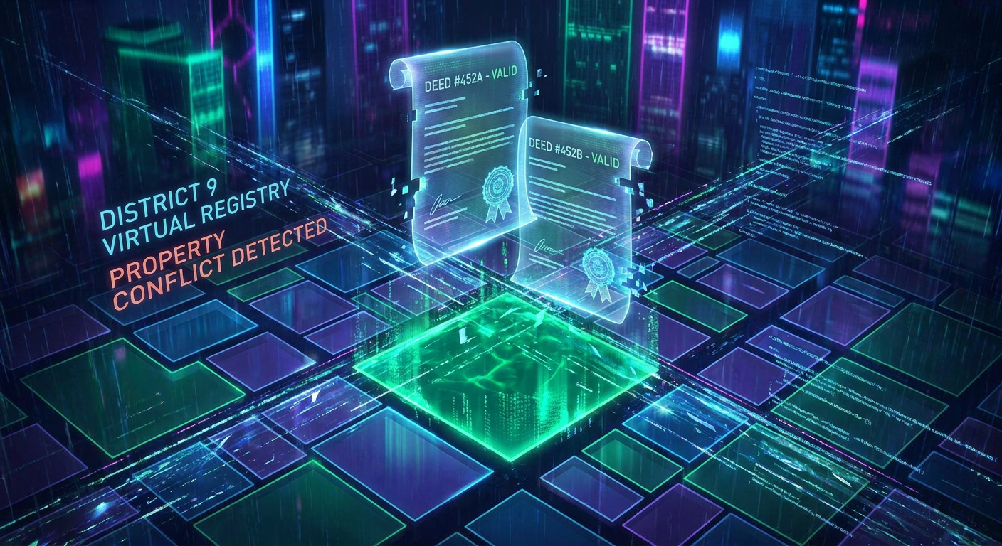 District 9's Entire Eastern Parcel Registry Was Duplicated Overnight — 1,200 Properties Now Have Two Simultaneous Legal Owners, and Both Sets of Deeds Are Certified Valid