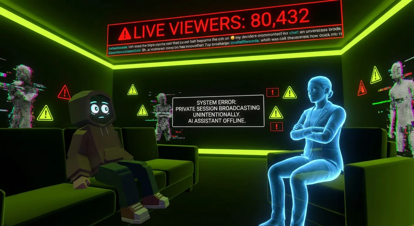 Voice Assistant Accidentally Livestreams Private Meta Therapy Session