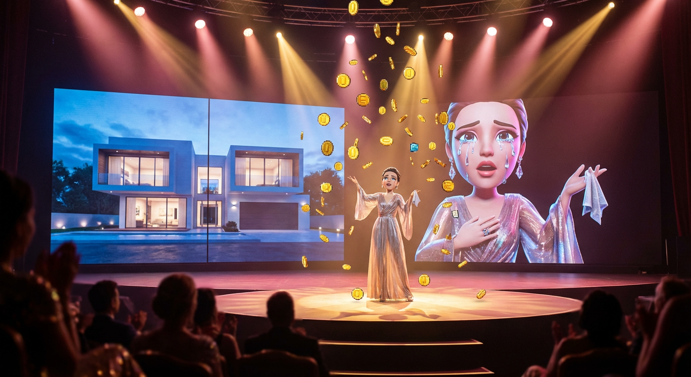 @ValeCross Went Viral Crying About Losing Their Home in the Harbor District Flood — They Have Received 890,000 Sympathy Tokens From Followers — Their Property Is in District 7 and Is Completely Unaffected