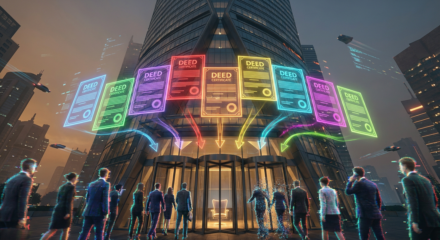 Velmont Tower Has Been Simultaneously Owned by 9 Different Buyers Since Last Tuesday and the Deed System Cannot Decide Which One Is Real