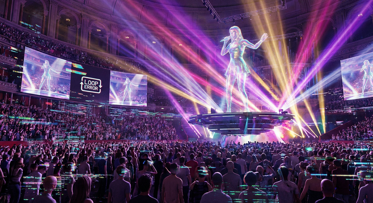 Velour Lumina's Sold-Out Farewell Concert Played Flawlessly for 40 Minutes Then Looped Back to the Opening Note in Front of 800,000 Attendees — It Has Now Looped 7 Times